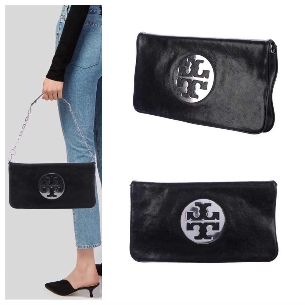 TORY BURCH
Leather Reva Clutch